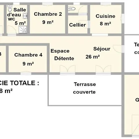 Vakantiehuis Le Platane